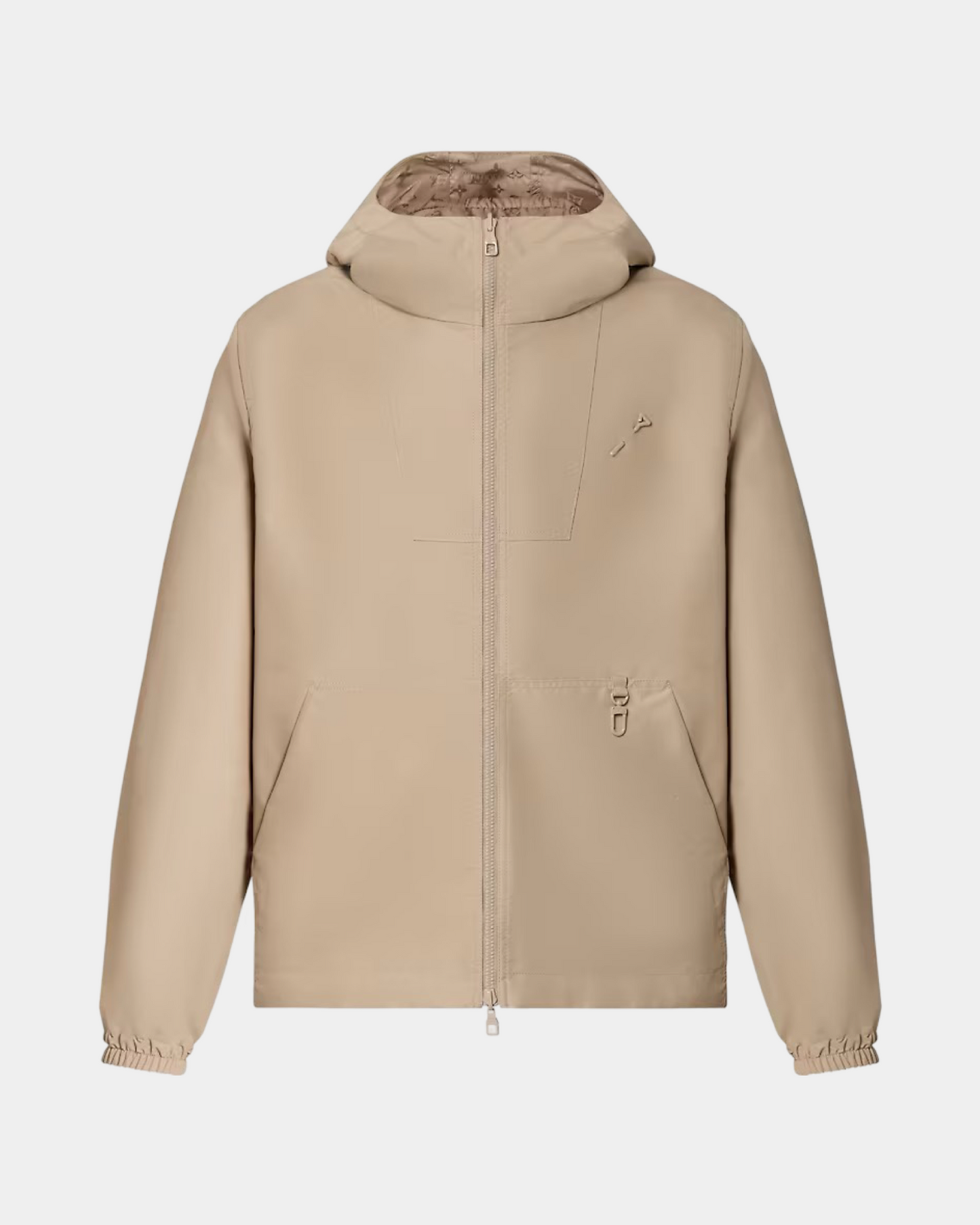 Louis Vuitton Monogram Reversible Nylon Windbreaker Beige - Creps City