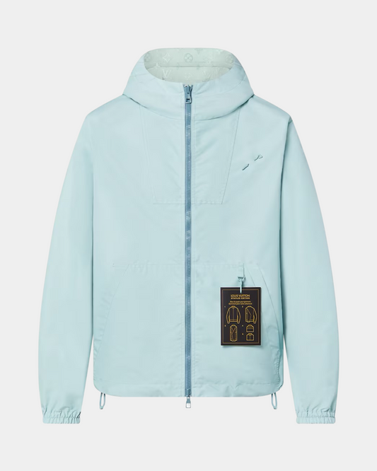 Louis Vuitton Monogram Reversible Windbreaker Bleu Ciel - Creps City