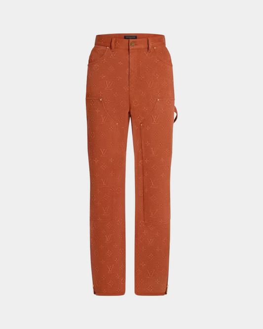 Louis Vuitton Monogram Workwear Denim Pants - Creps City