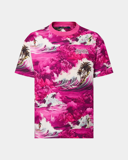 Louis Vuitton Printed Short-Sleeved Cotton T-Shirt - Creps City