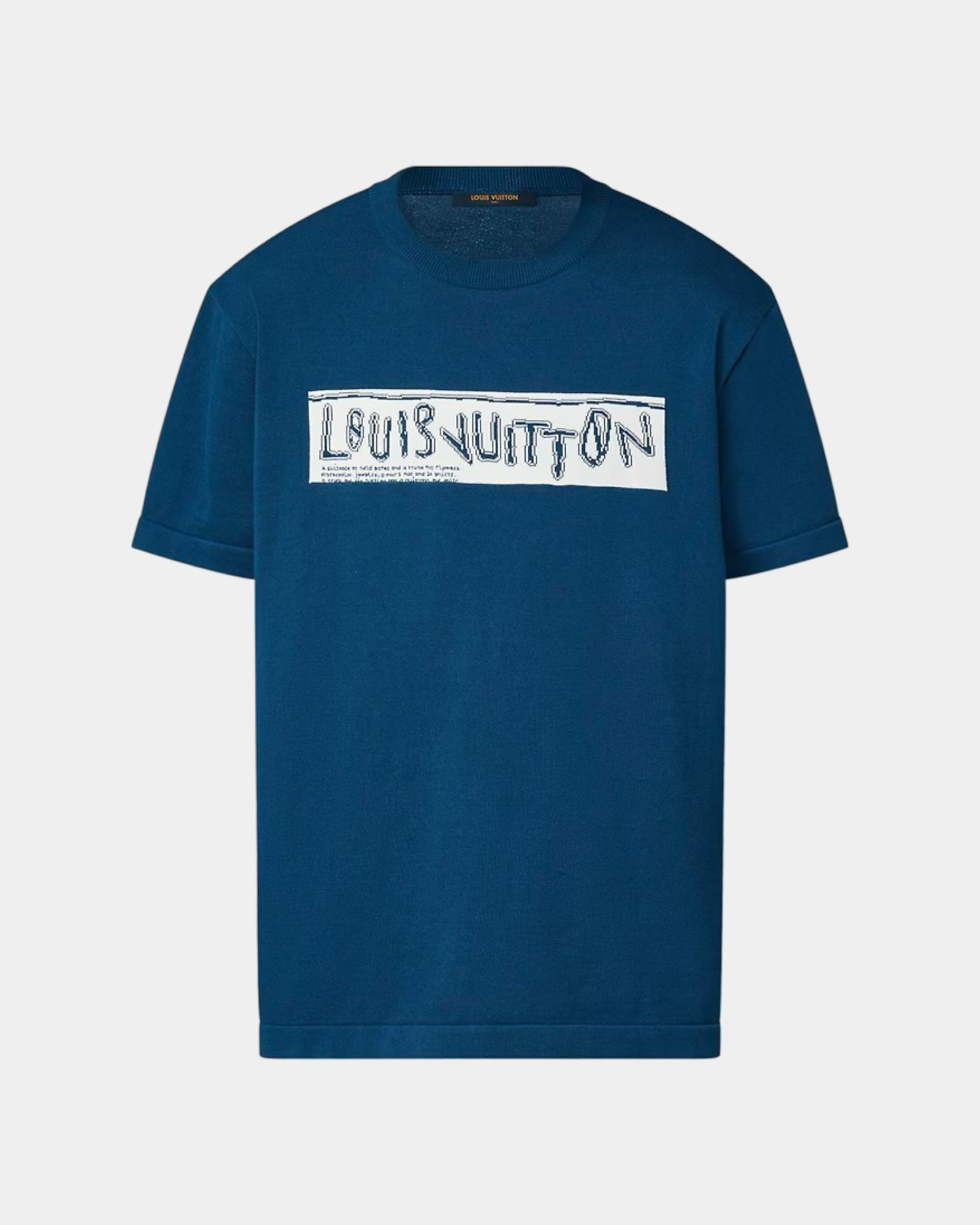 Louis Vuitton Short-Sleeved Cotton Crewneck - Creps City