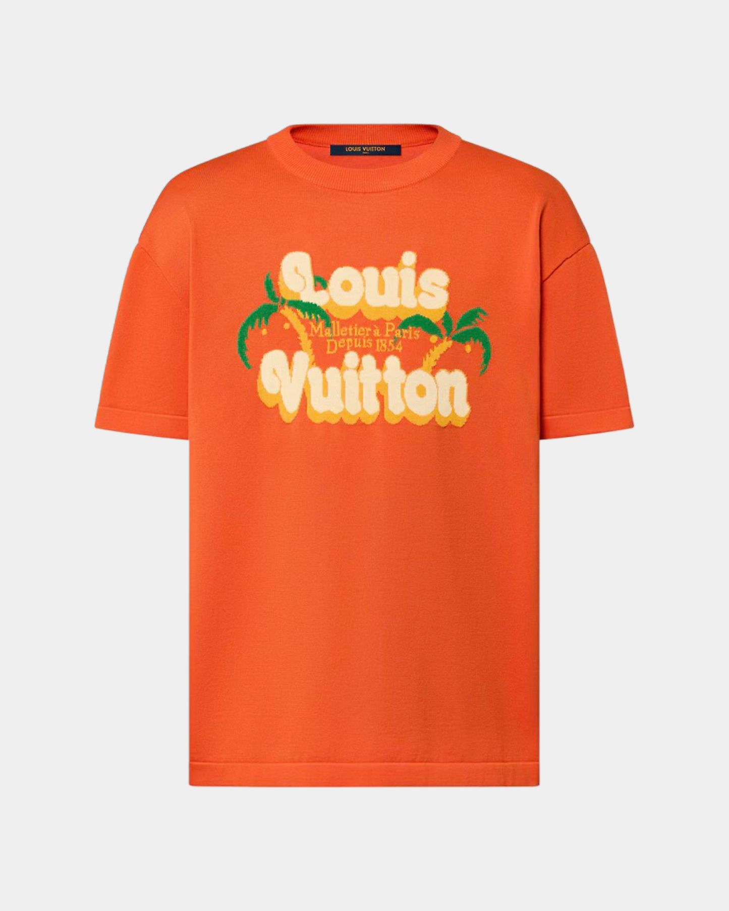 Louis Vuitton Short-Sleeved Cotton Crewneck - Creps City