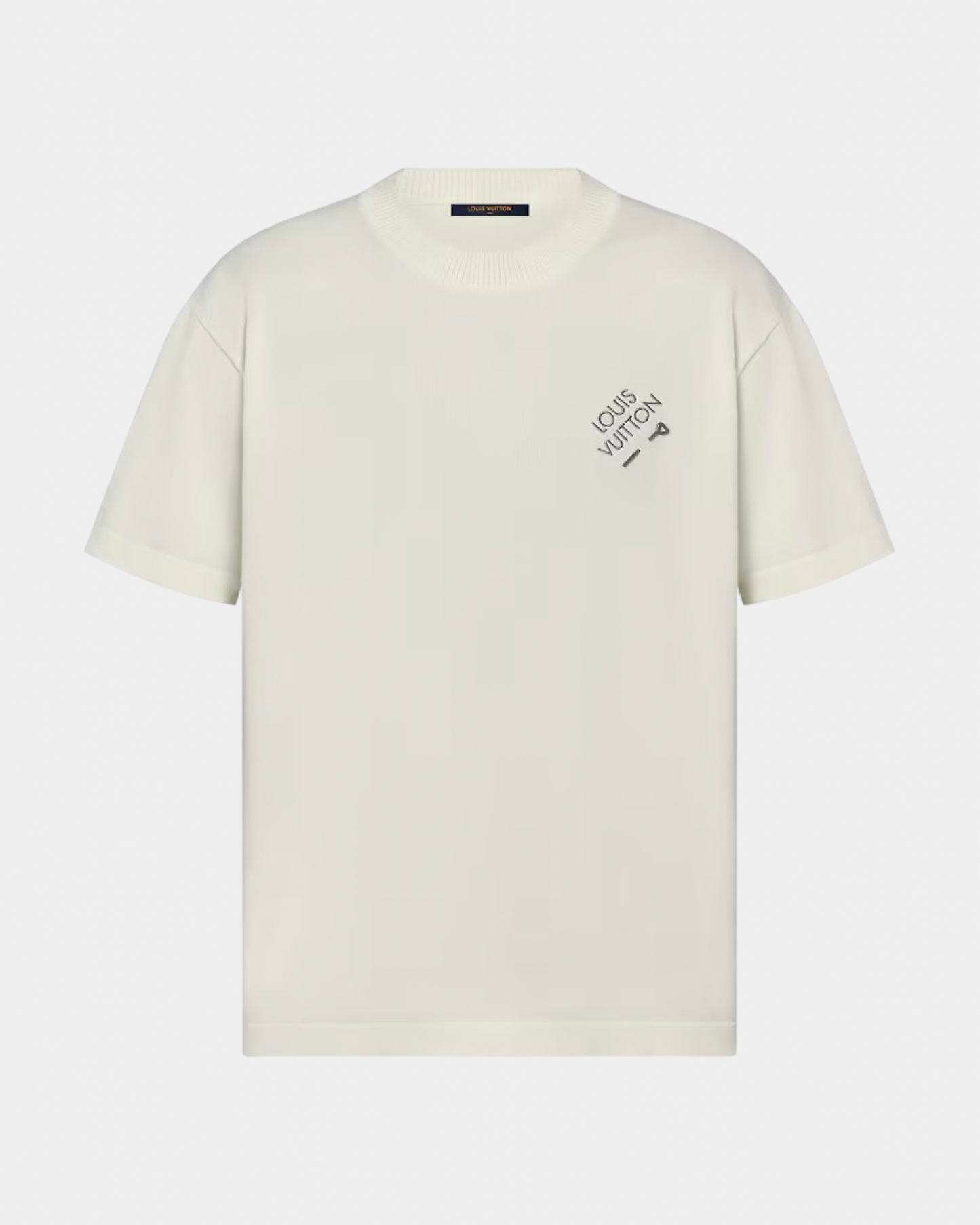 Louis Vuitton Signature Short-Sleeved T-Shirt Blanc - Creps City