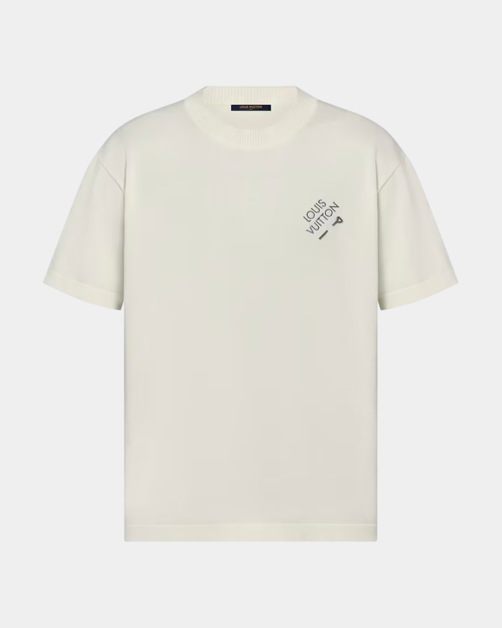 Louis Vuitton Signature Short-Sleeved T-Shirt Blanc - Creps City