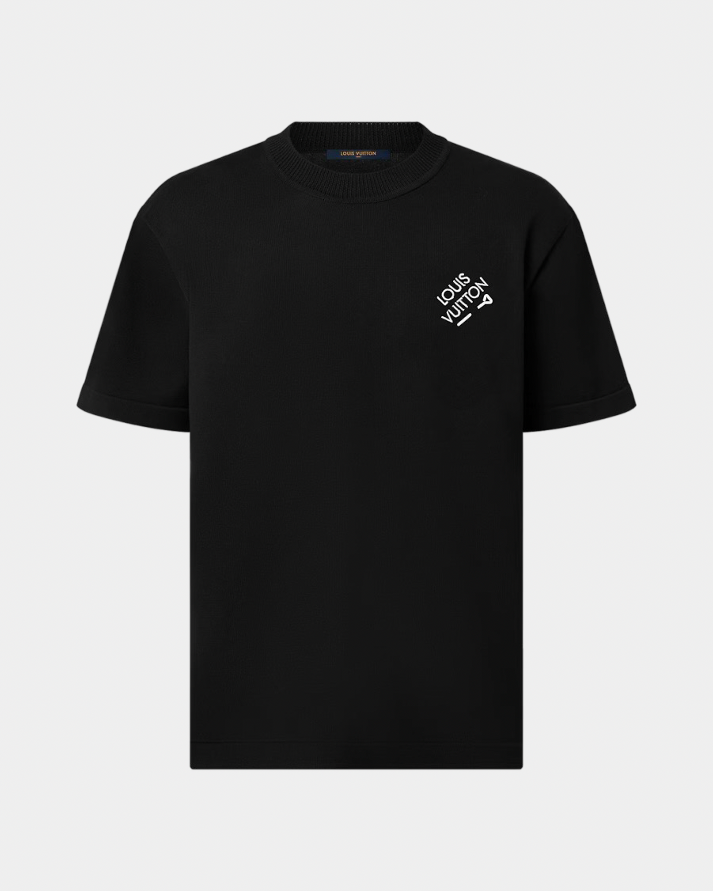 Louis Vuitton Signature Short-Sleeved T-Shirt Noir - Creps City