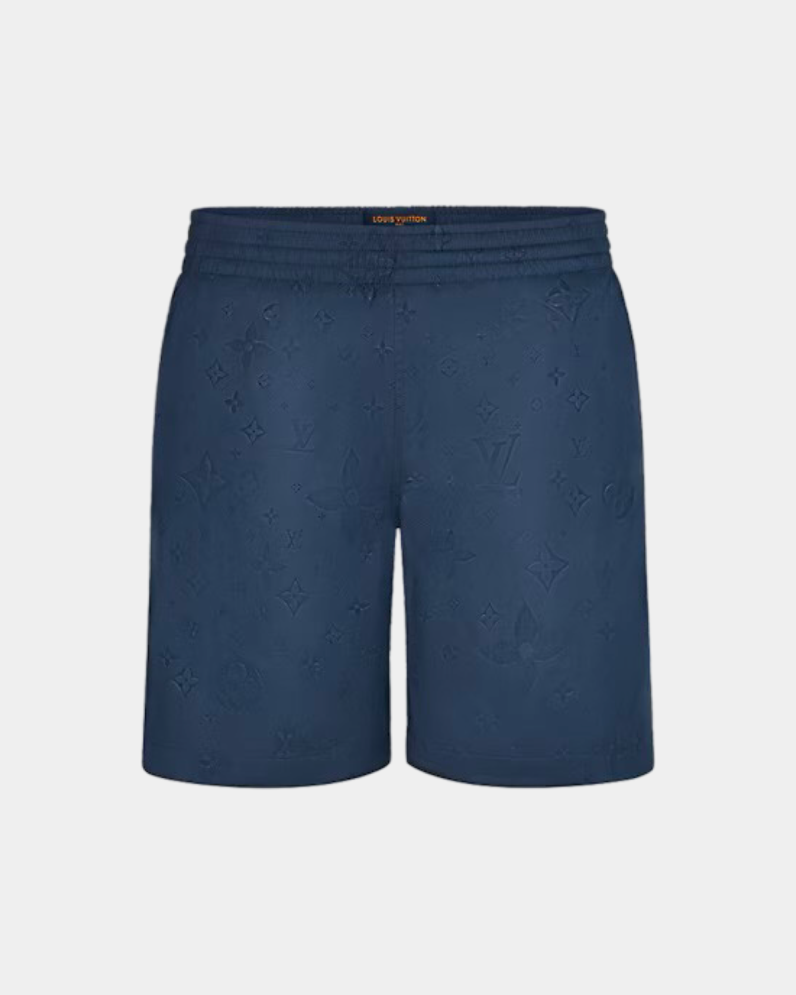 Louis Vuitton Signature Swim Board Shorts Bleu Nuit - Creps City