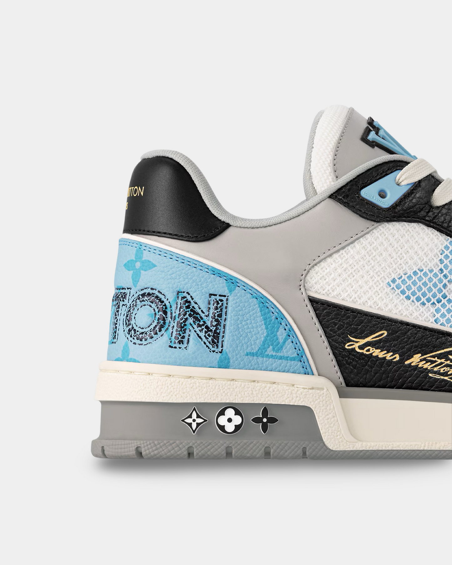 Louis Vuitton Trainer Sneaker Blue - Creps City