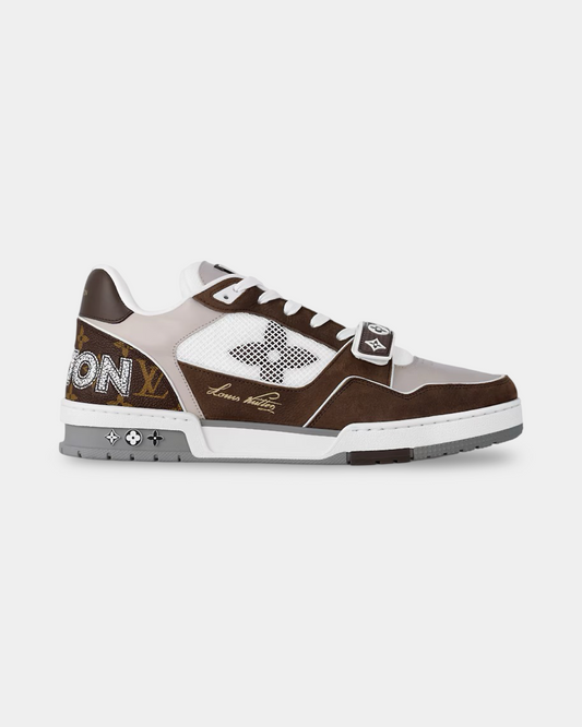 Louis Vuitton Trainer Sneaker Moka - Creps City