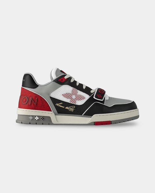 Louis Vuitton Trainer Sneaker Red - Creps City