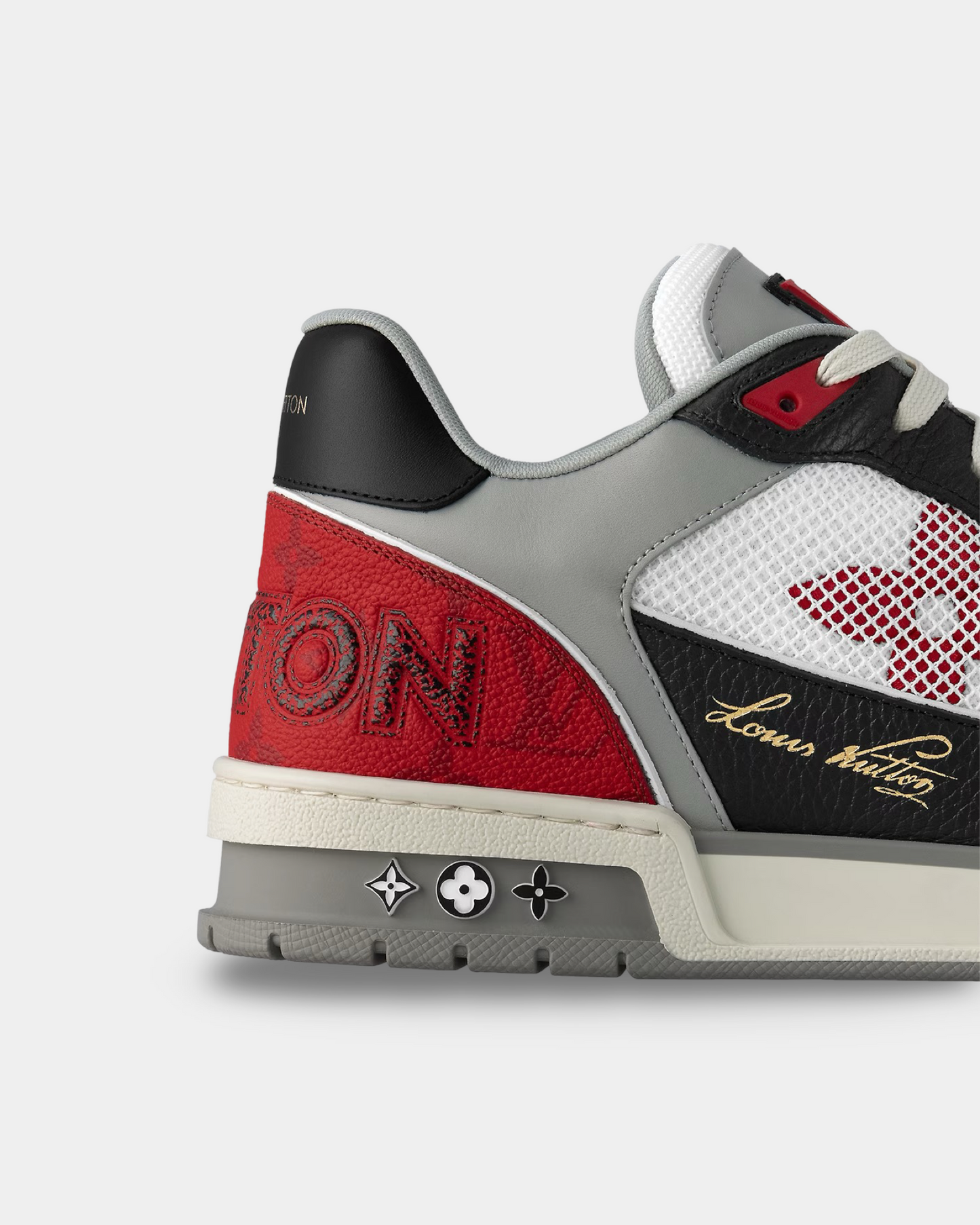 Louis Vuitton Trainer Sneaker Red - Creps City