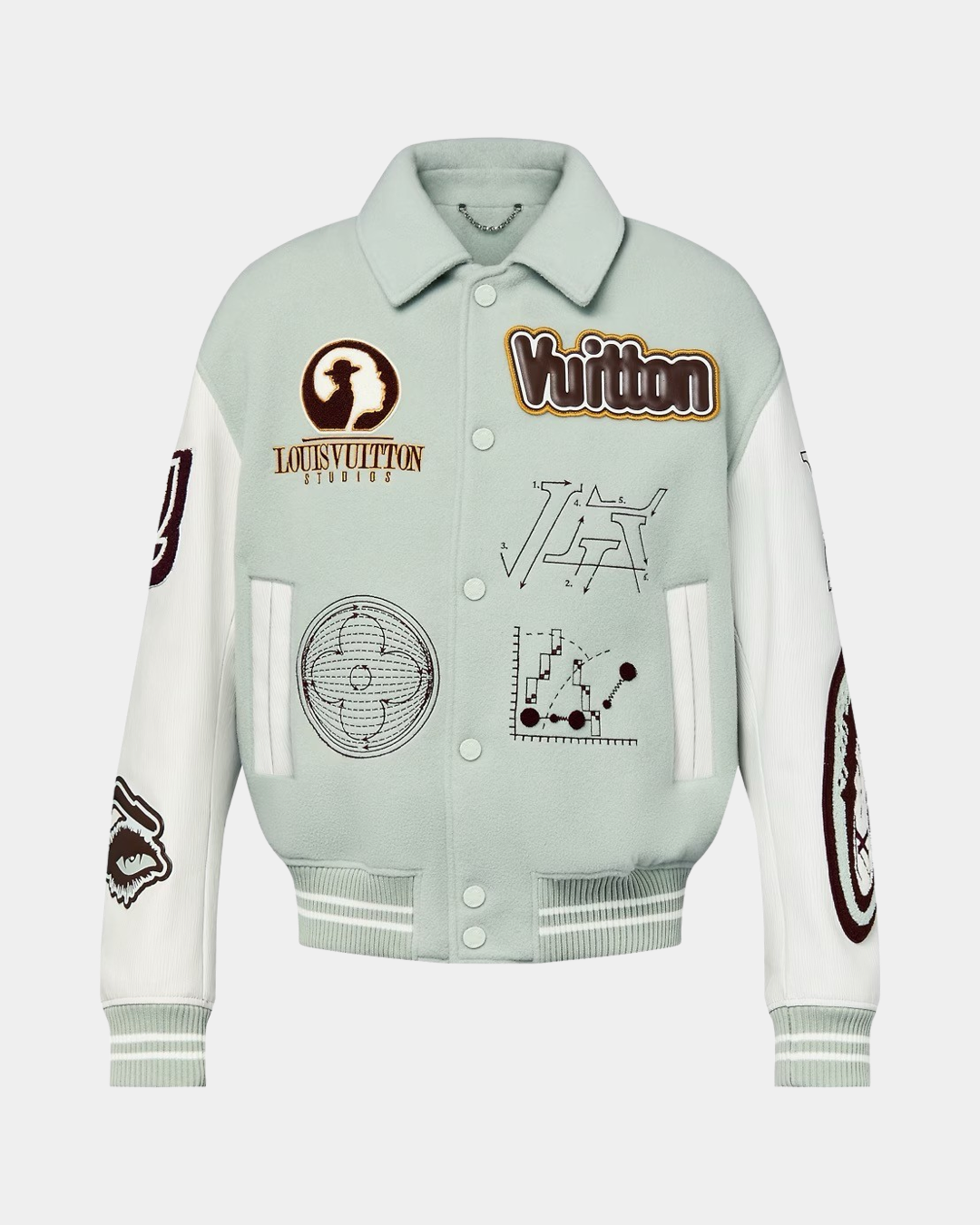 Louis Vuitton Varsity Leather Blouson - Creps City