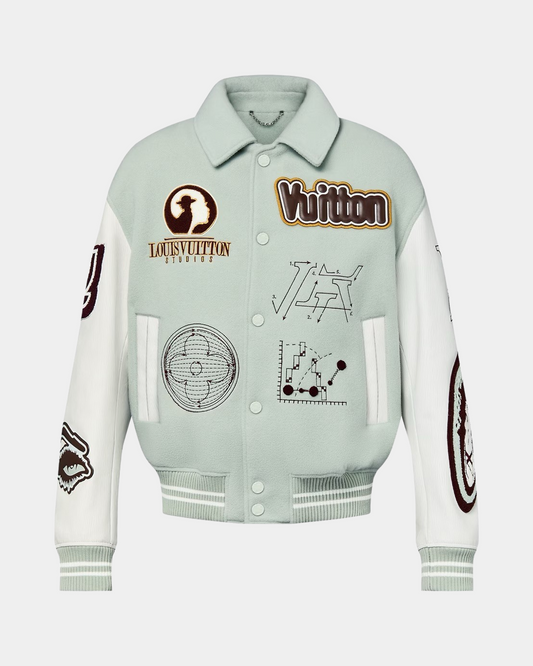 Louis Vuitton Varsity Leather Blouson - Creps City