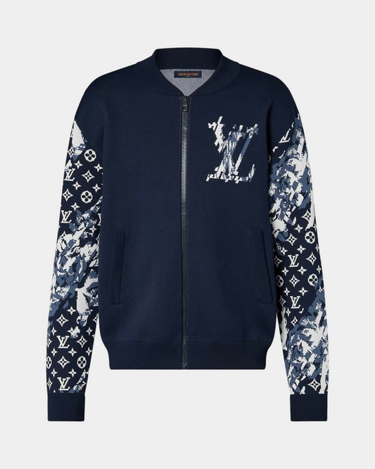 Louis Vuitton Zipped Cotton Blend Blouson Jacket - Creps City