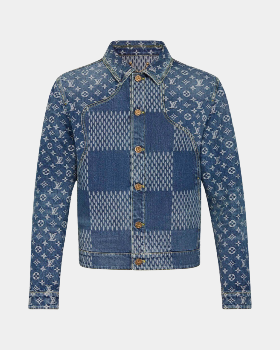 Louis Vuitton x Nigo Giant Damier Waves MNGM Denim Indigo - Creps City