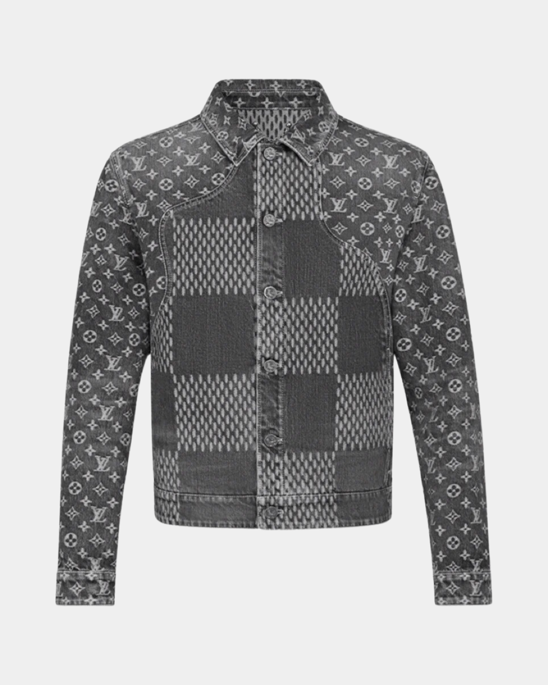 Louis Vuitton x Nigo Giant Damier Waves MNGM Denim Noir - Creps City