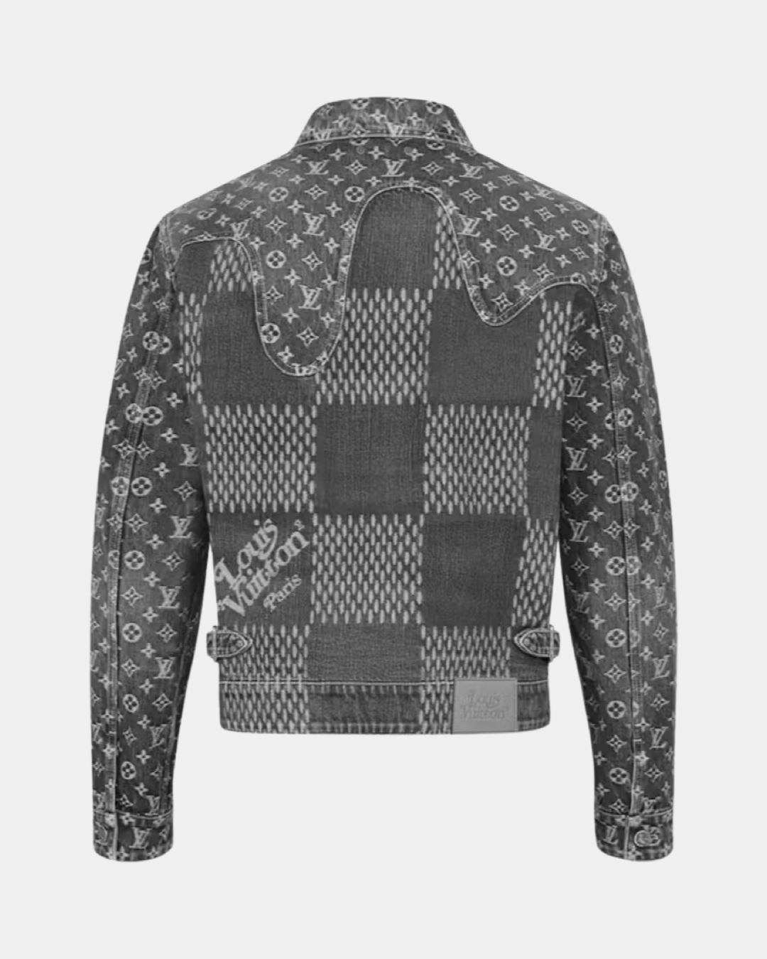 Louis Vuitton x Nigo Giant Damier Waves MNGM Denim Noir - Creps City