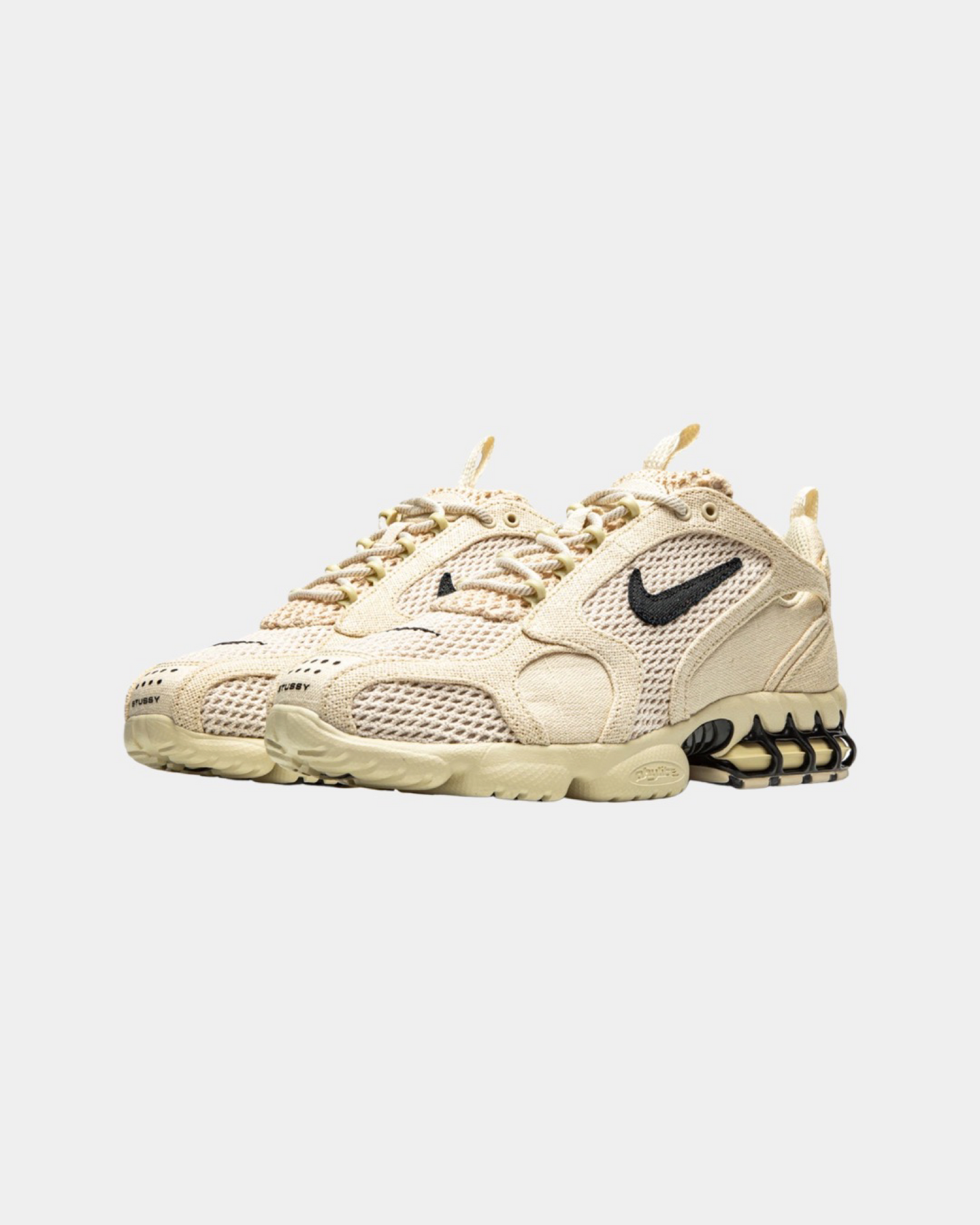 Nike Air Zoom Spiridon Caged 'Stussy - Fossil’ - Creps City
