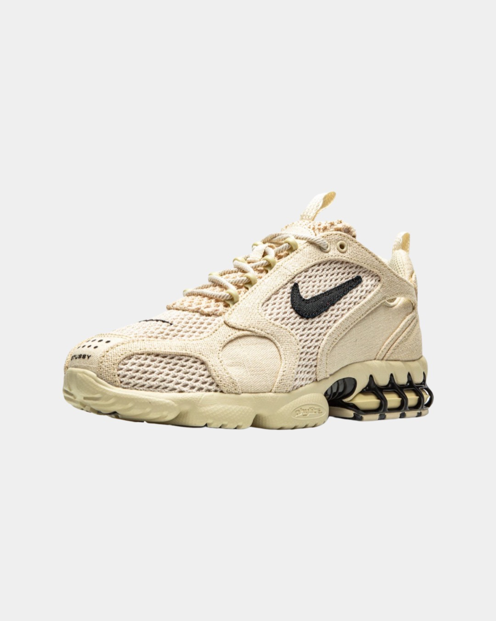 Nike Air Zoom Spiridon Caged 'Stussy - Fossil’ - Creps City