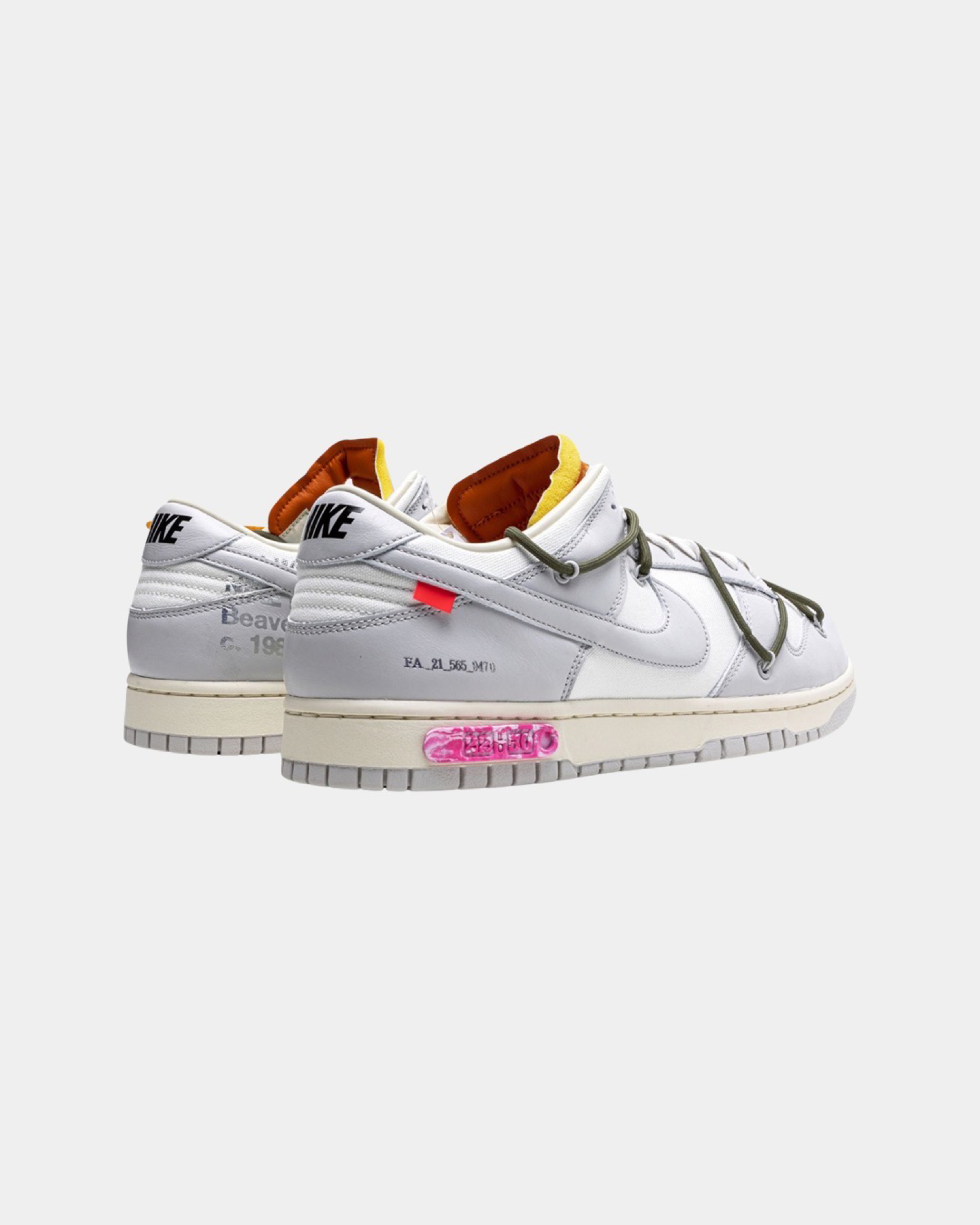 Off-White x Nike Dunk Low 'Lot 22 of 50' - Creps City