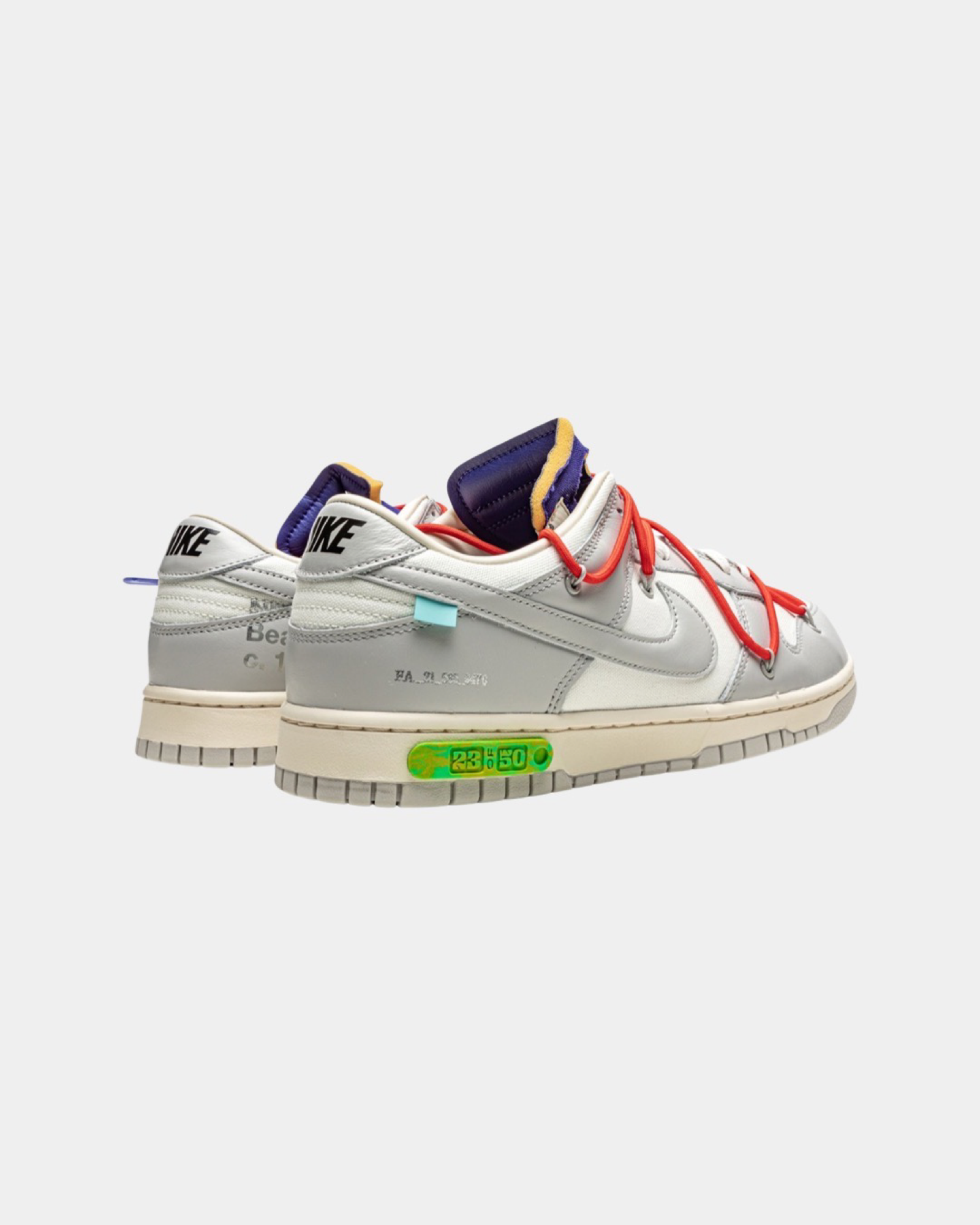Off-White x Nike Dunk Low 'Lot 23 of 50' - Creps City