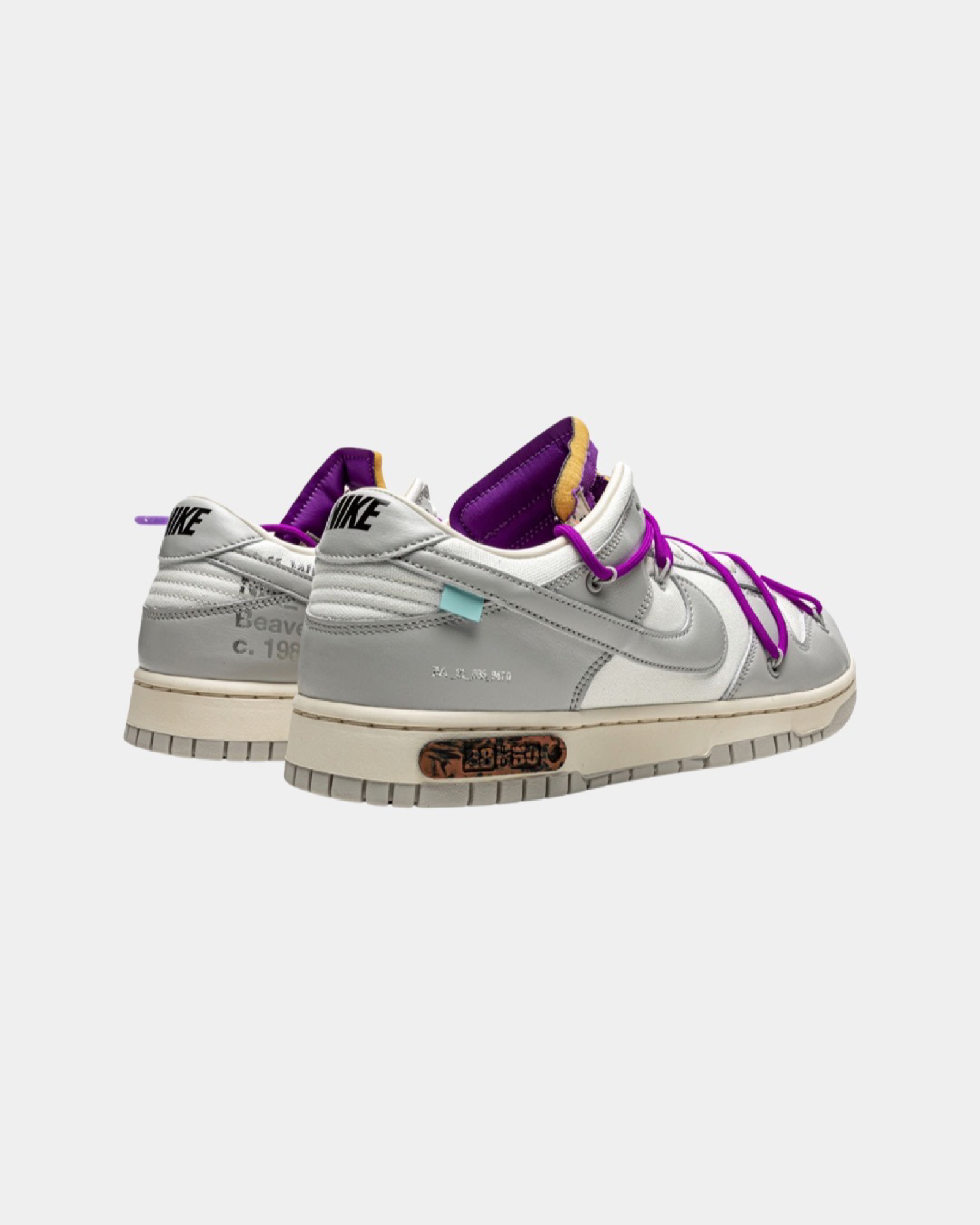 Off-White x Nike Dunk Low 'Lot 28 of 50' - Creps City