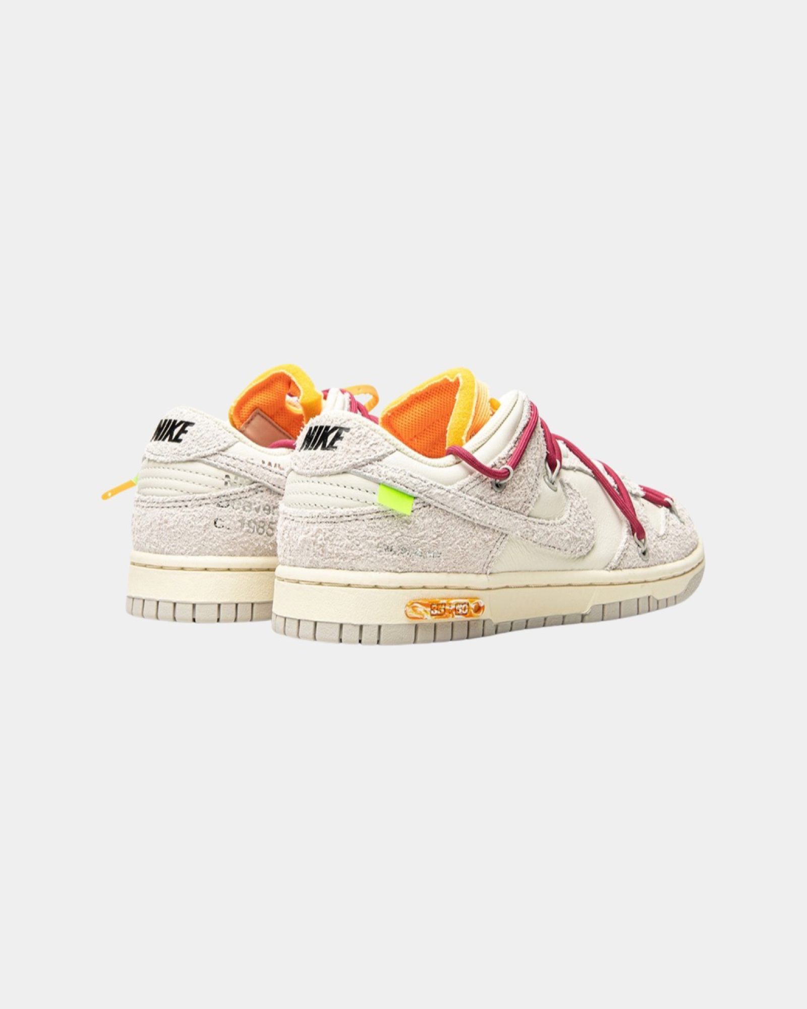 Off-White x Nike Dunk Low 'Lot 35 of 50' - Creps City