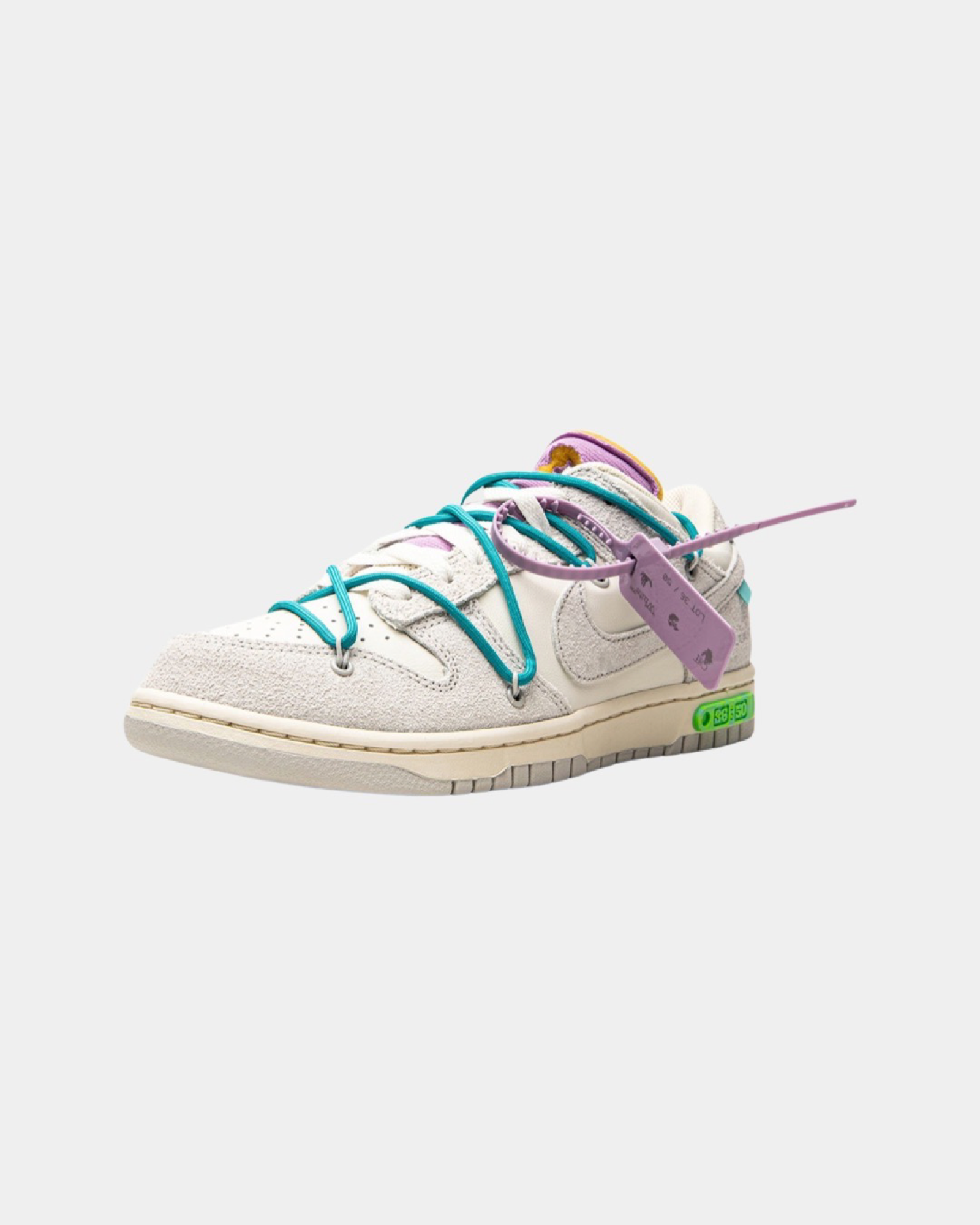 Off-White x Nike Dunk Low 'Lot 36 of 50' - Creps City