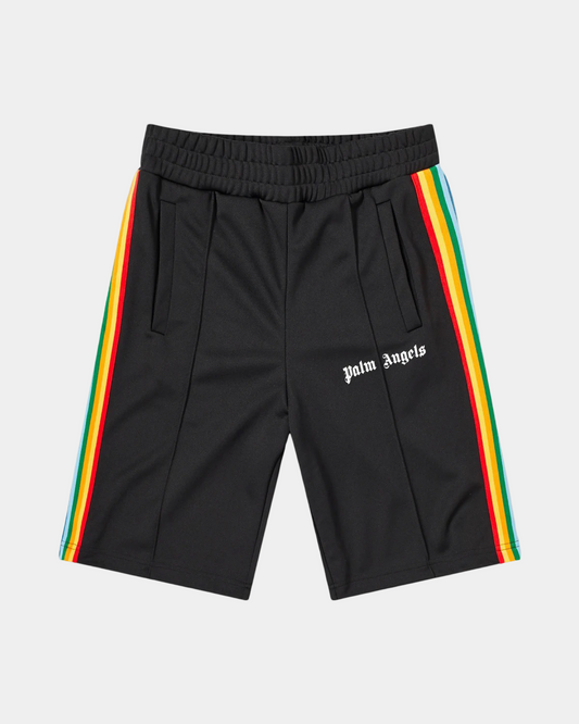 Palm Angels Rainbow Track Short 'Black' - Creps City