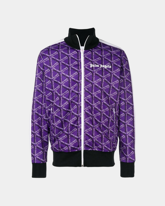 Palm Angels Storm Monogram Track Jacket 'Purple' - Creps City