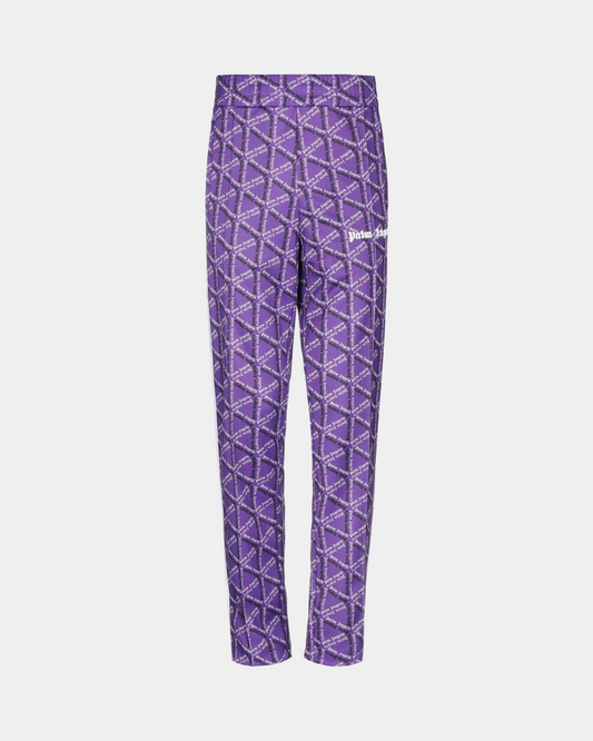 Palm Angels Storm Monogram Track Pants 'Purple' - Creps City