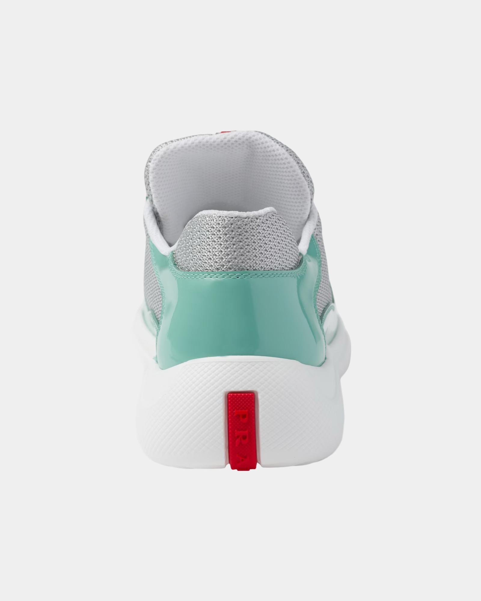 Patent Leather And Technical Fabric Prada America's Cup Sneaker - Creps City