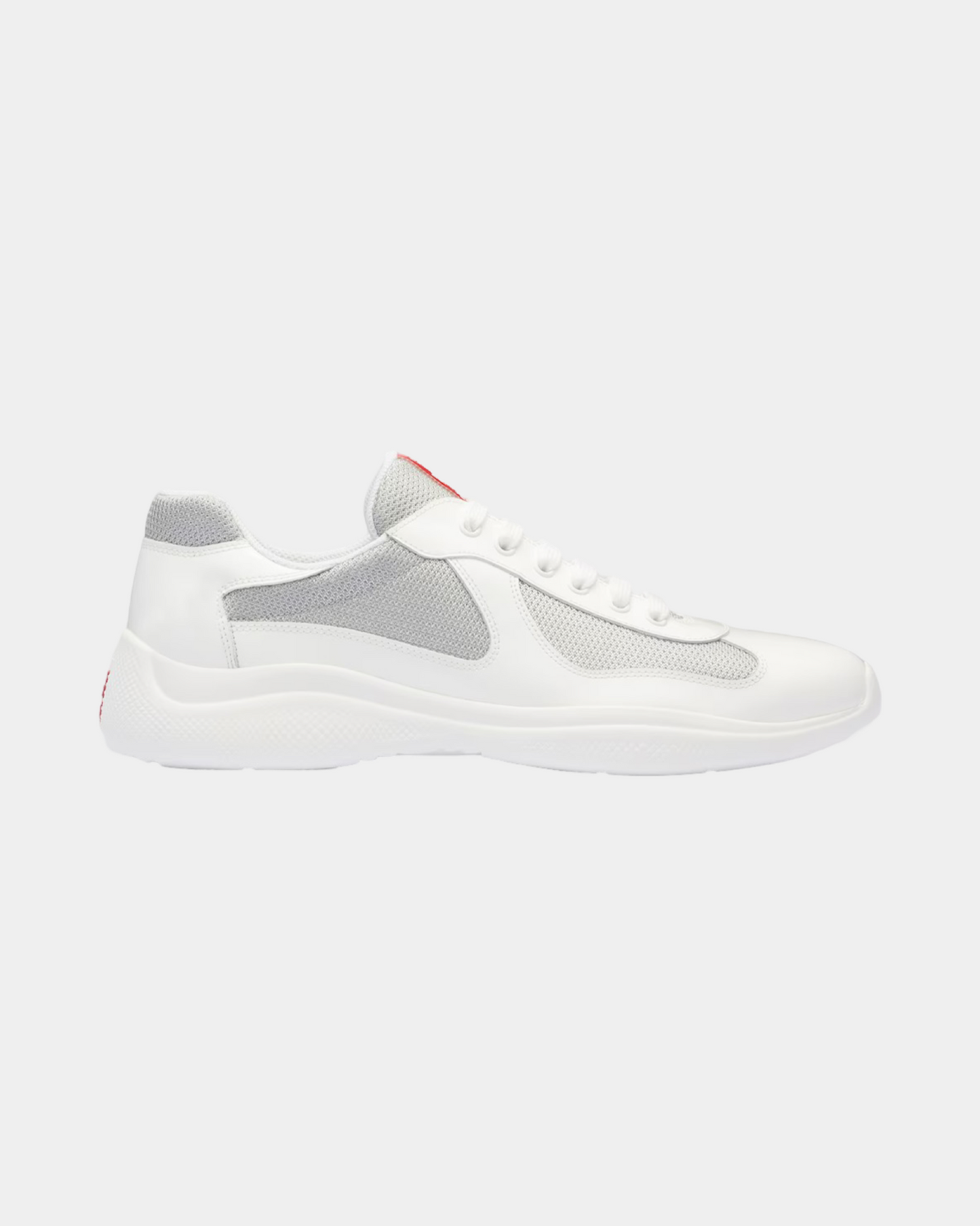 Patent Leather And Technical Fabric Prada America's Cup Sneaker - Creps City