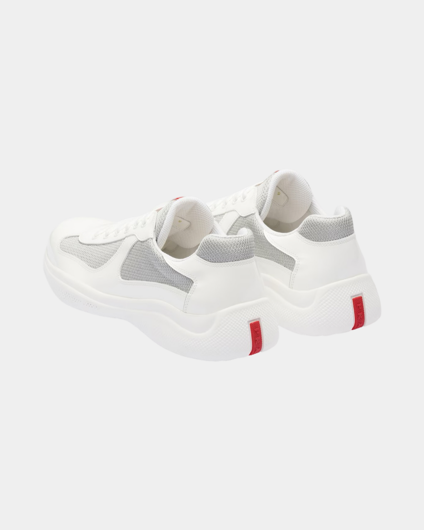Patent Leather And Technical Fabric Prada America's Cup Sneaker - Creps City