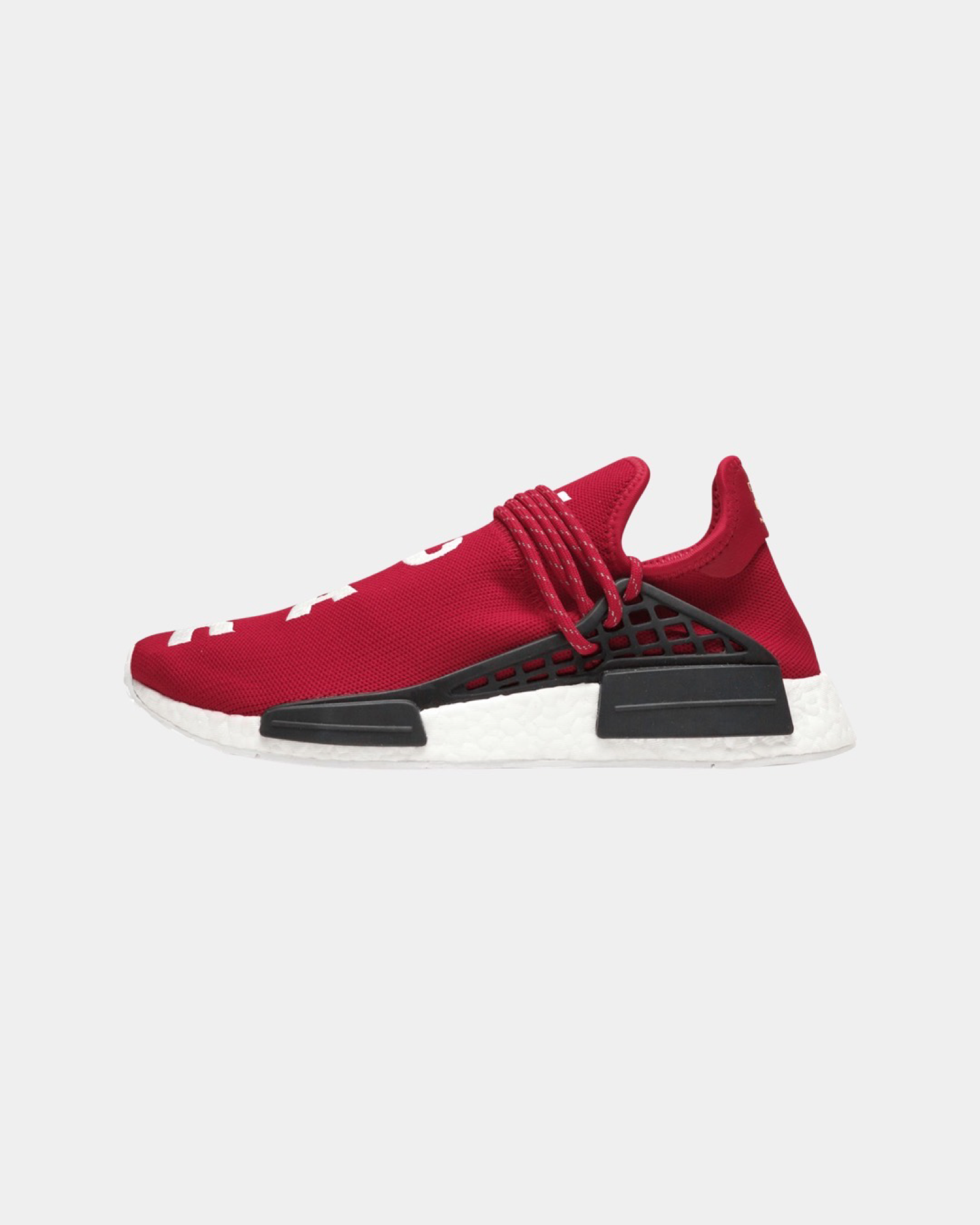 Red human race sneakers discount