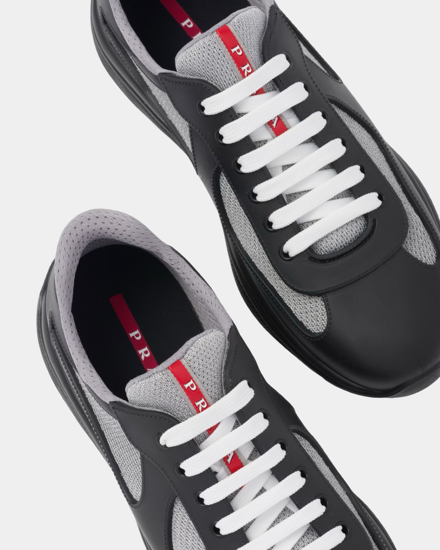 Prada America's Cup Soft Rubber And Bike Fabric Sneaker - Creps City