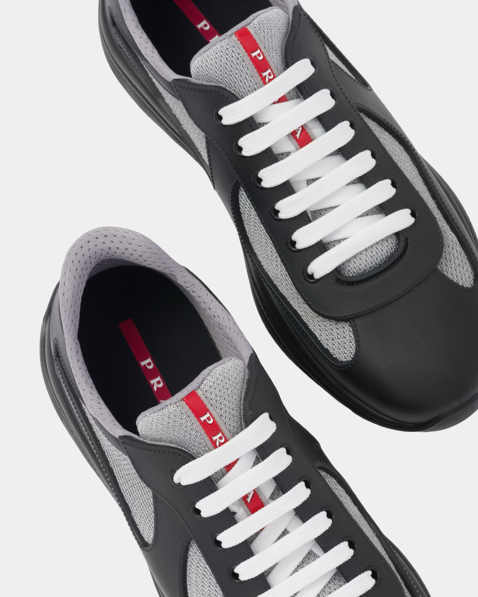 Prada America's Cup Soft Rubber And Bike Fabric Sneaker - Creps City