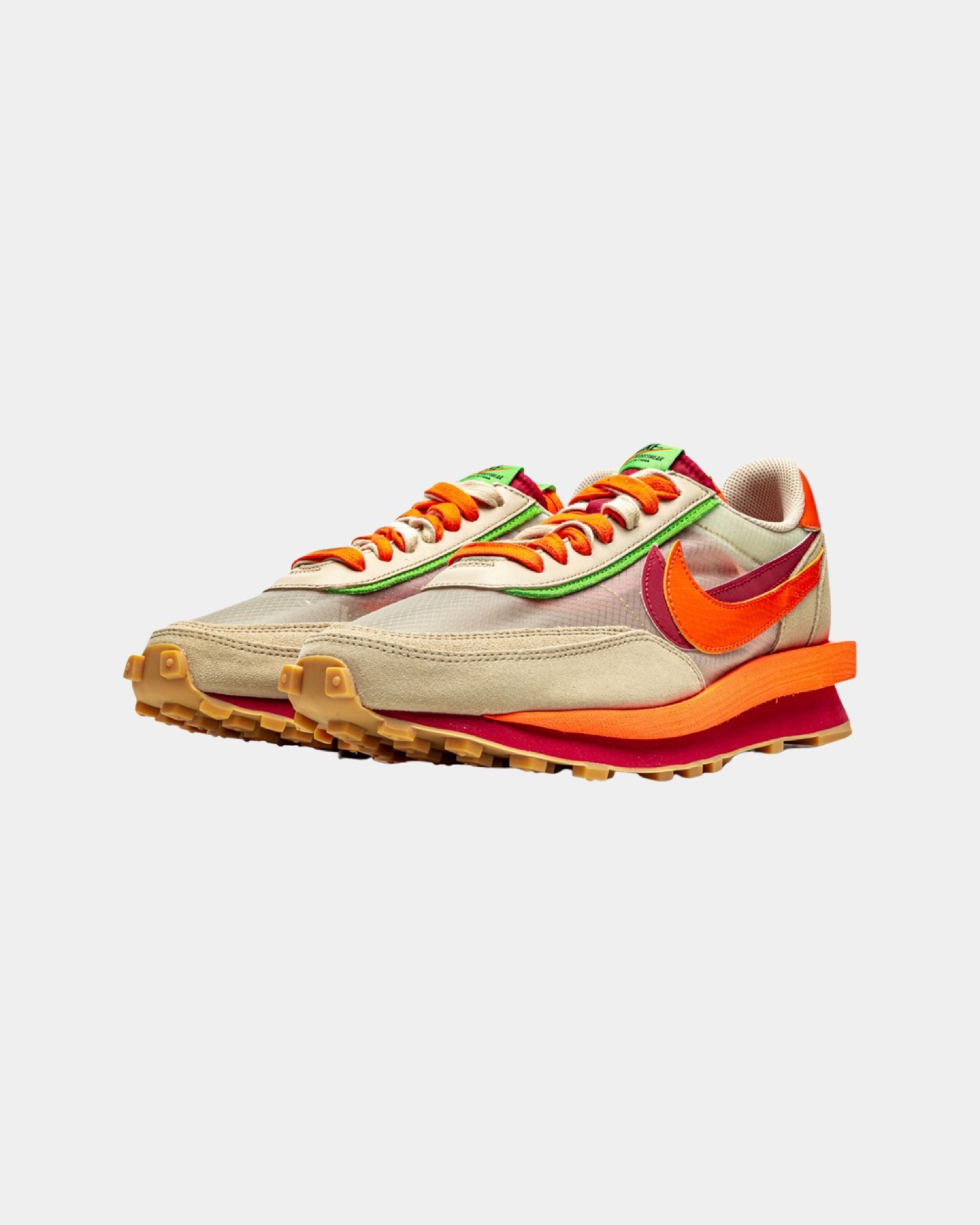 Sacai x CLOT x Nike LDWaffle 'Net Orange Blaze' - Creps City