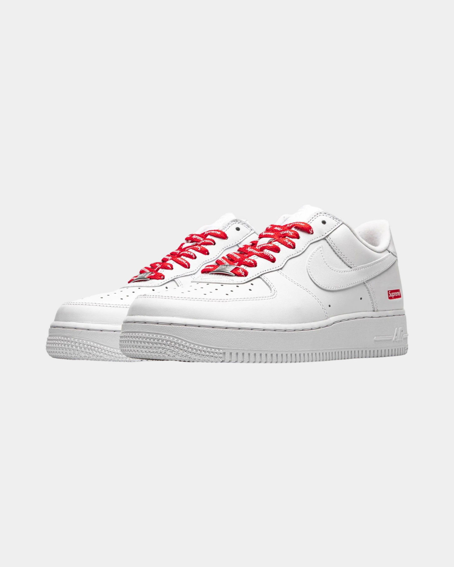 Supreme x Nike Air Force 1 Low 'Box Logo - White' - Creps City