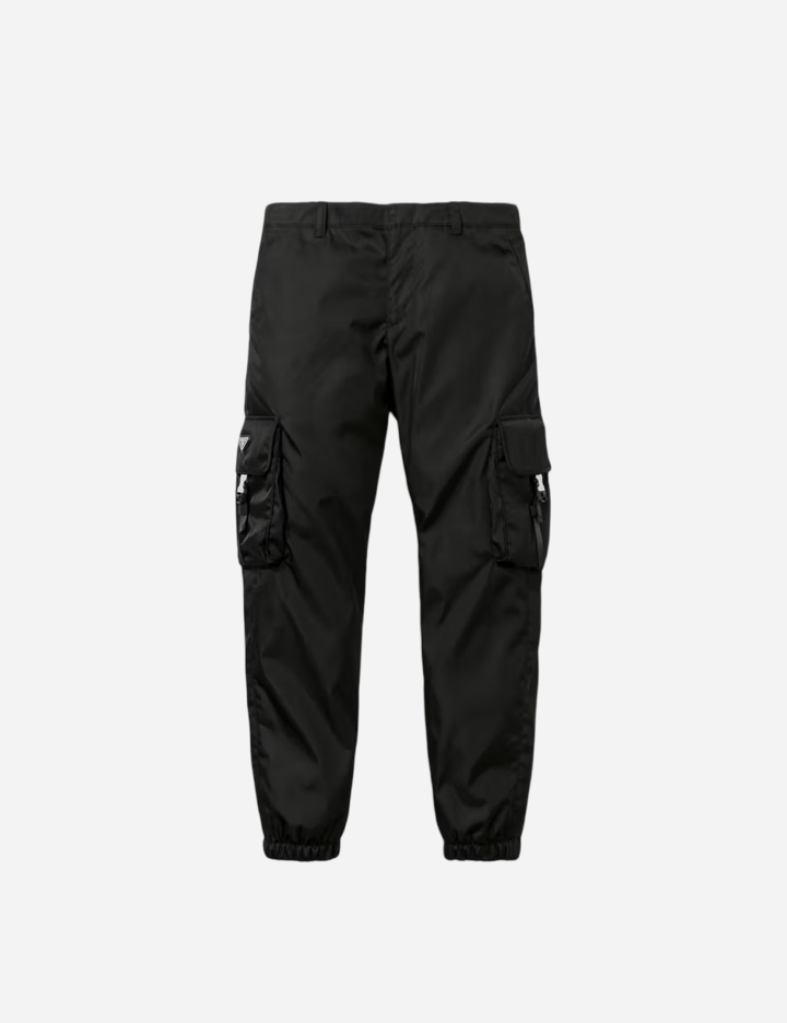 Prada Re-Nylon Cargo Trousers 'Black'