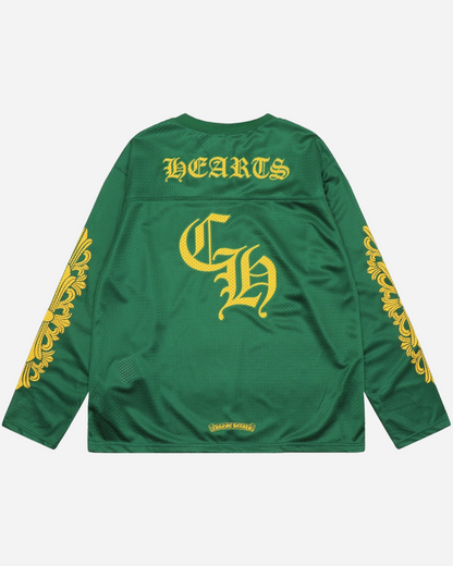Chrome Hearts Sports Mesh Warm Up Jersey 'Green'