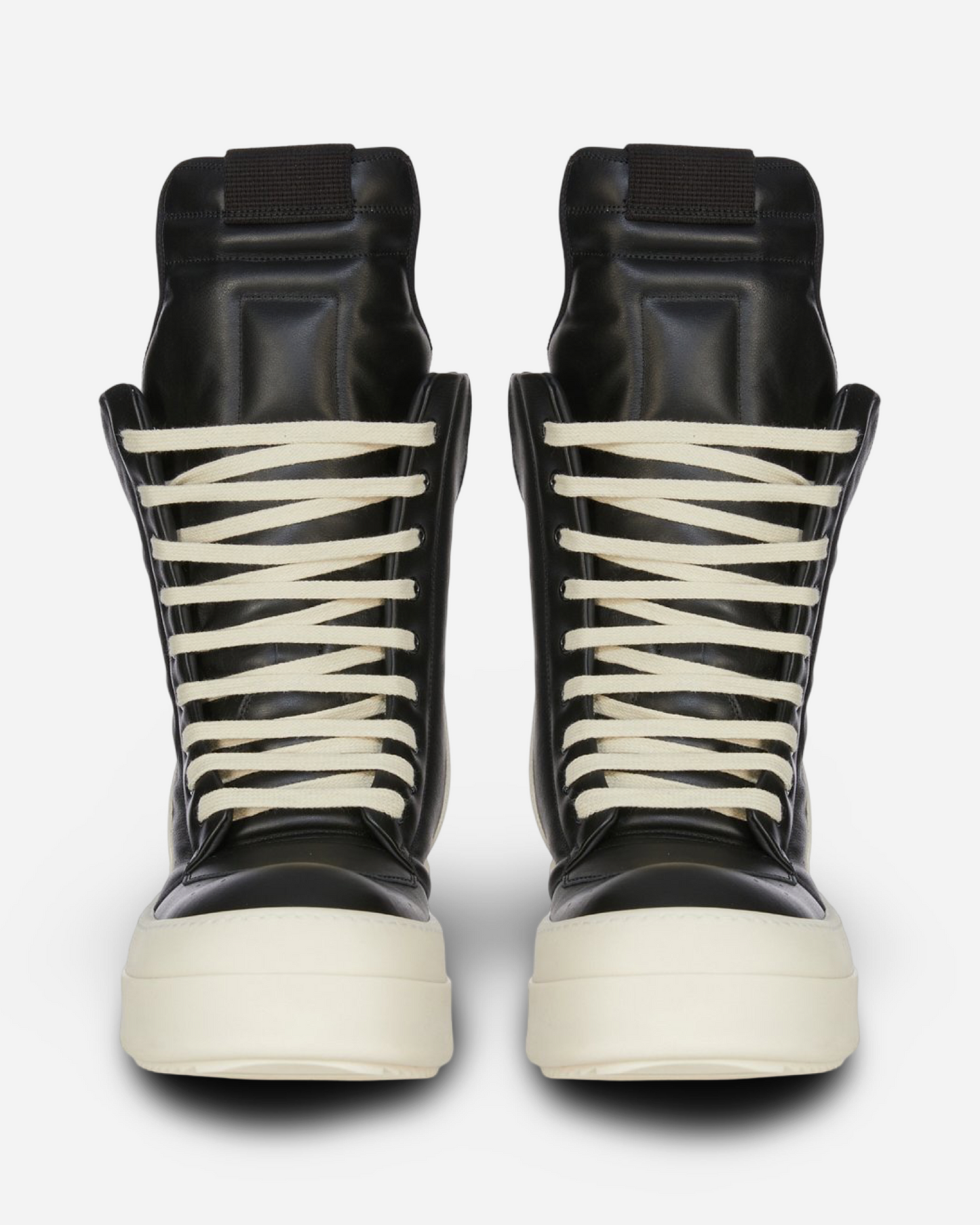 Rick Owens Porterville Mega Geobaskets Leather Sneaker 'Black'