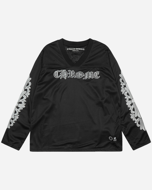 Chrome Hearts Sports Mesh Warm Up Jersey 'Black'