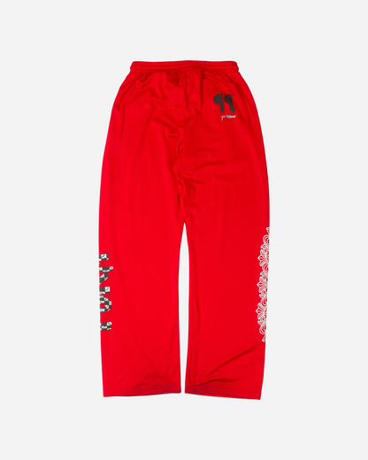 Chrome Hearts x Matty Boy Mesh Jersey Pants 'Red'