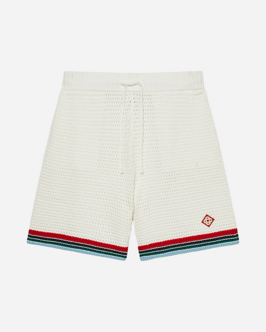 Casablanca Gothic Crochet Shorts 'White'