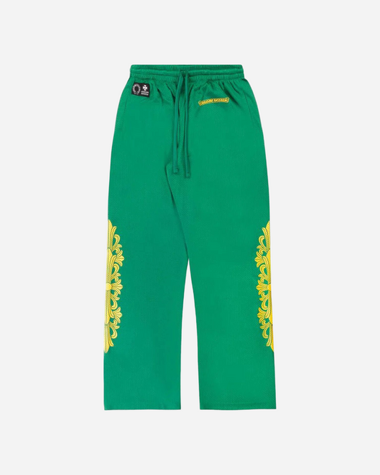 Chrome Hearts Mesh Jersey Pants 'Green'