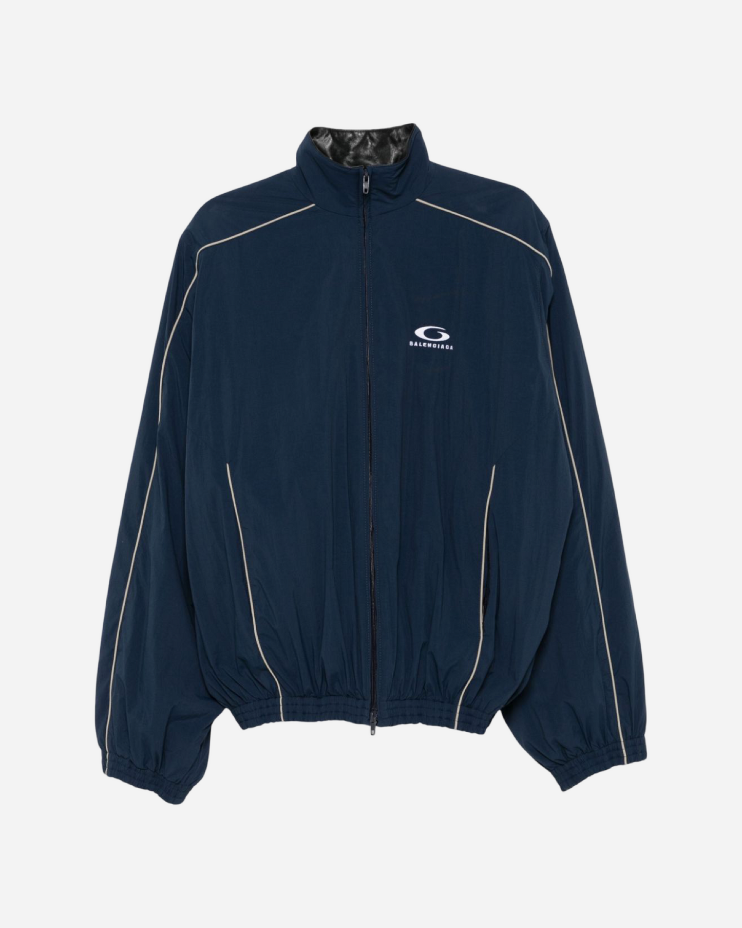 Balenciaga Loop Sports Icon Navy Track Jacket