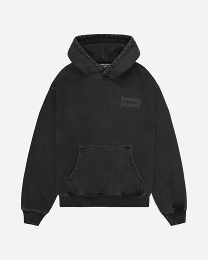 Broken Planet Basics Hoodie 'Washed Soot Black'