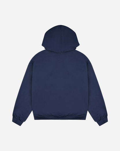 Broken Planet Zip-Up Hoodie 'Deep Navy'