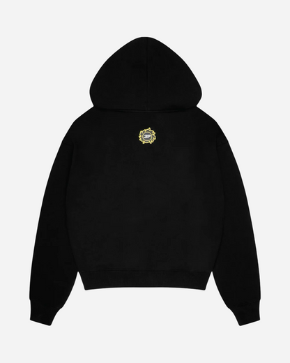 Broken Planet Moon Phases Hoodie 'Midnight Black'