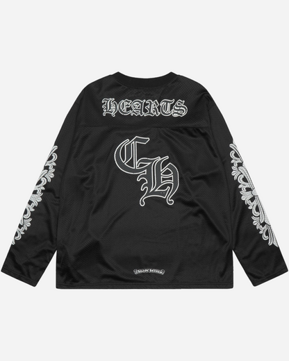 Chrome Hearts Sports Mesh Warm Up Jersey 'Black'